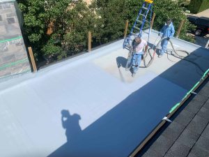 Polyurea roof coating application in Scottsdale, AZ - Circle G Roofing